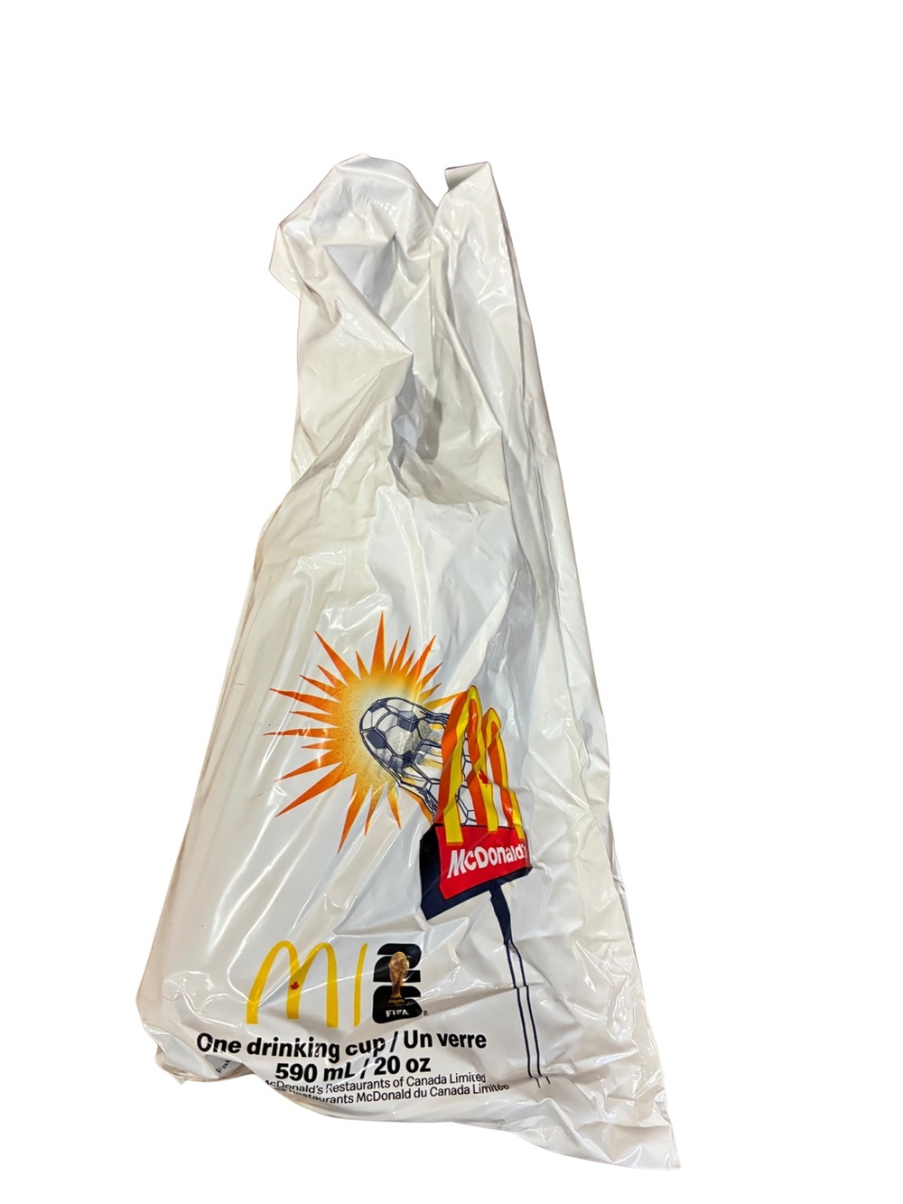 McDonald's FIFA collectible UNOPENED Ronaldinho Gaúcho cup